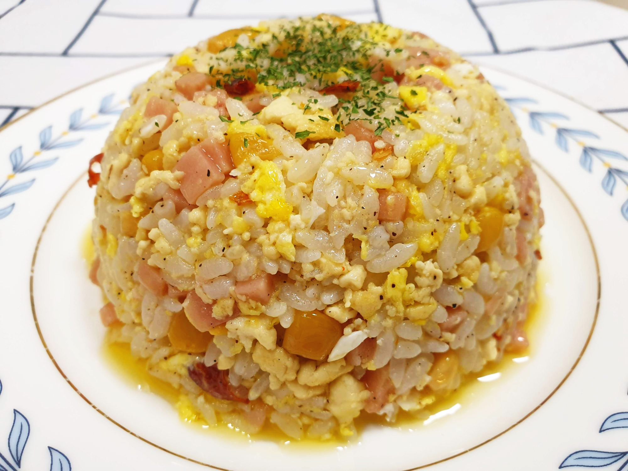  두부 계란볶음밥 햄 넣고 맛있게 만드는법 쉬운 요리