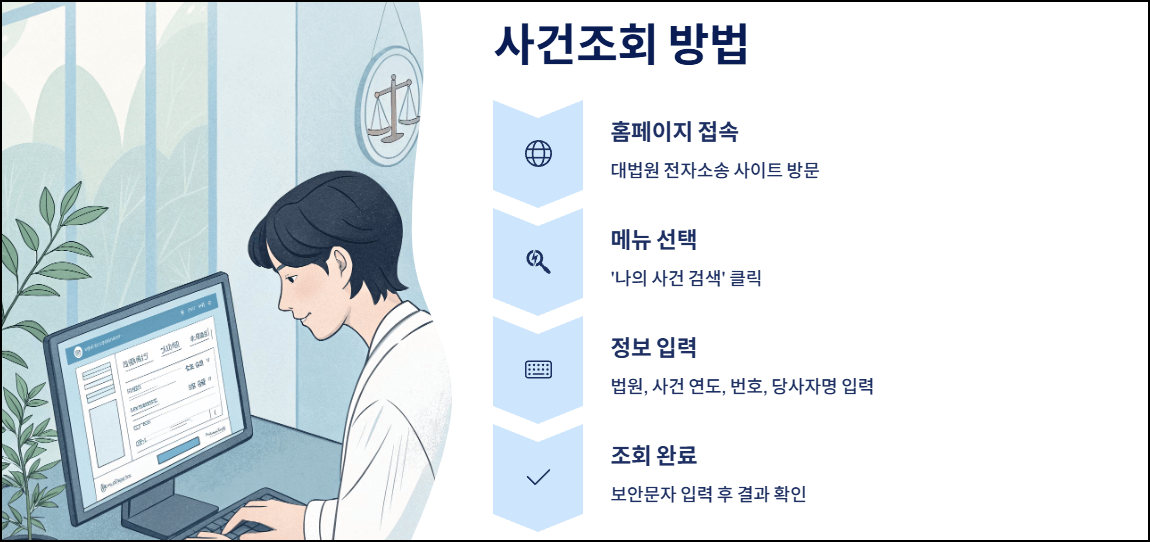 사건조회 방법 총정리