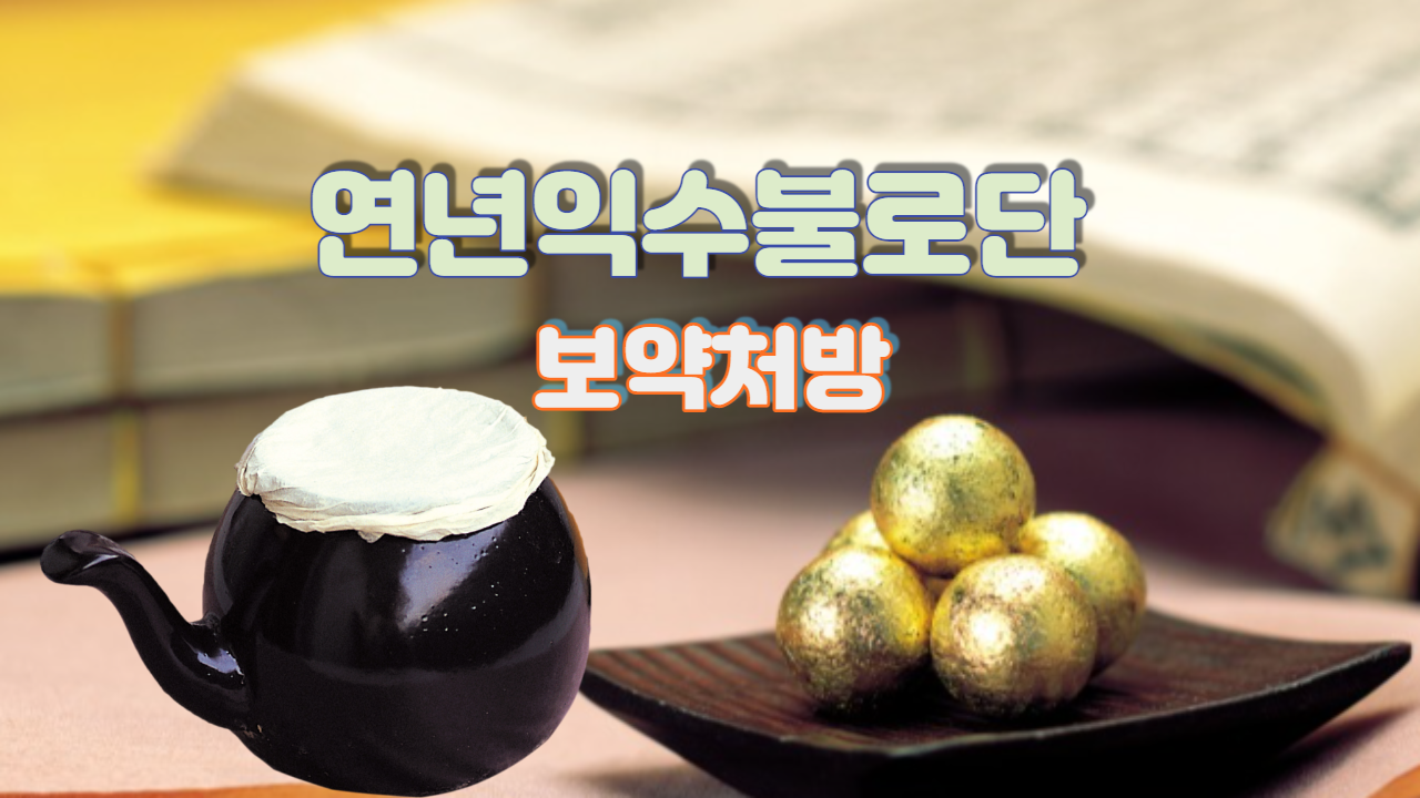  연년익수불로단 (보약처방)