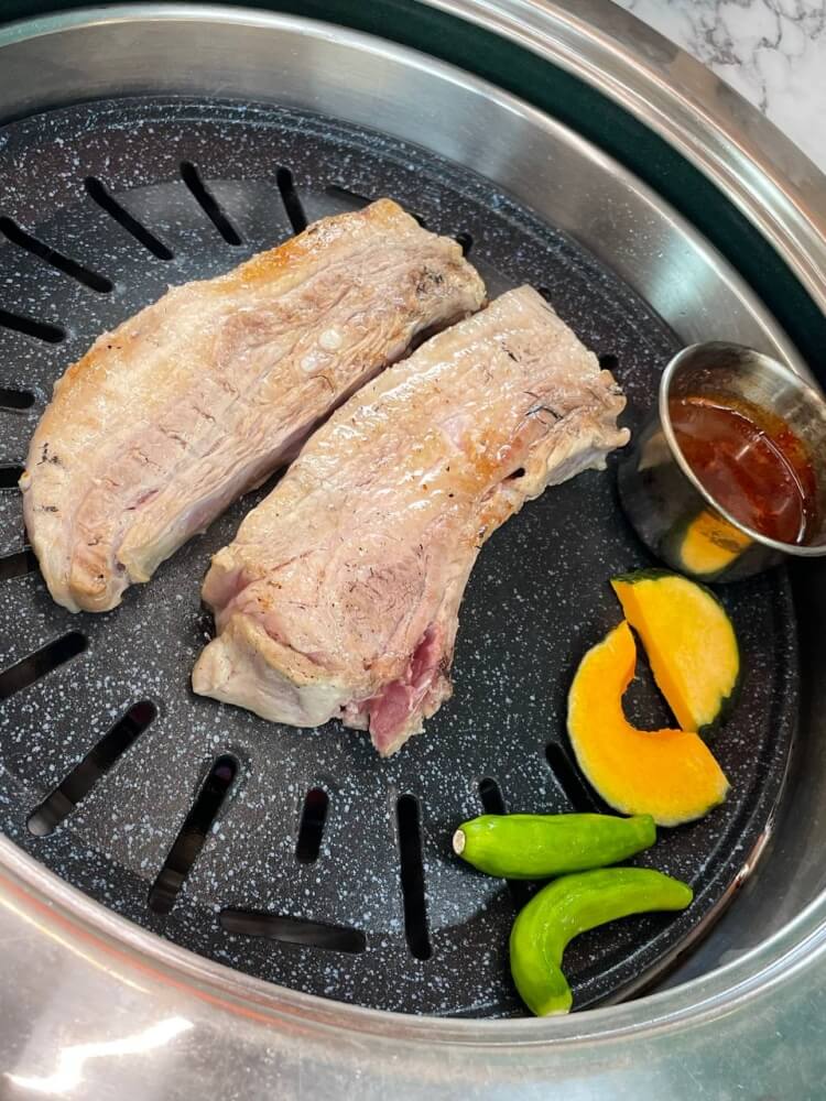 흑돼지 고기