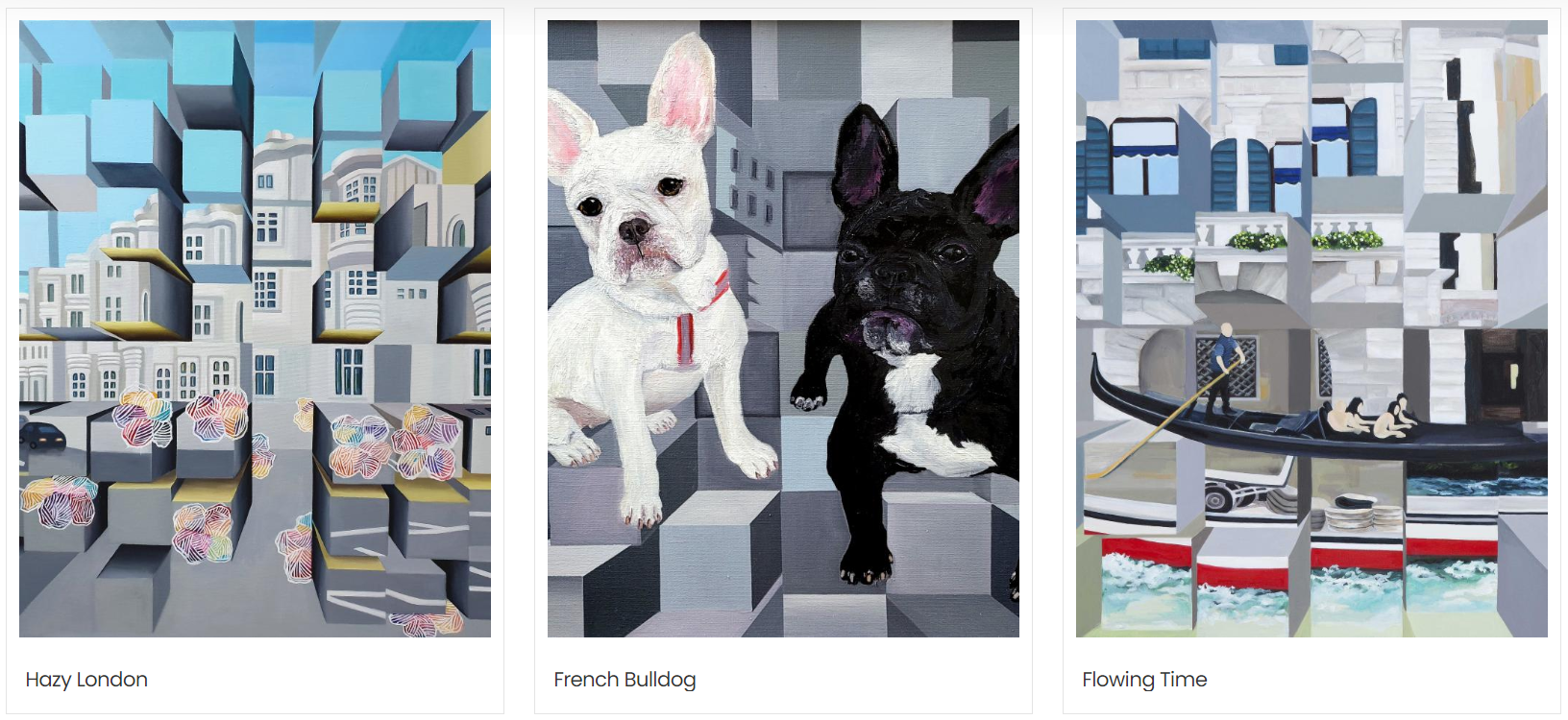 병원 세금절감 - 더리우갤러리 - 김보연 작가 - French Bulldog