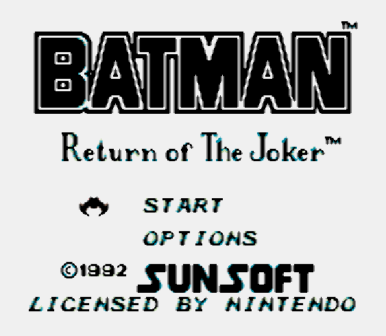  GB - Batman Return of the Joker (게임보이 / ゲームボーイ 게임 롬파일 다운로드)
