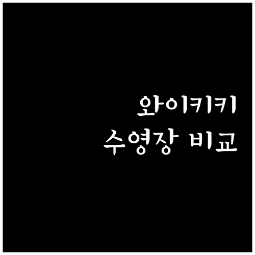 와이키키 호텔 수영장 비교 분석! 인