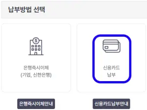 신용카드-납부-버튼