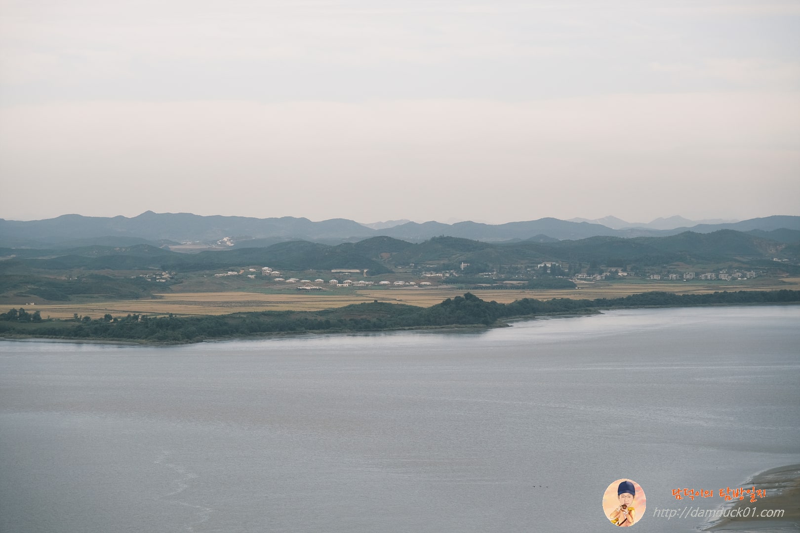 오두산통일전망대에서 바라본 북한