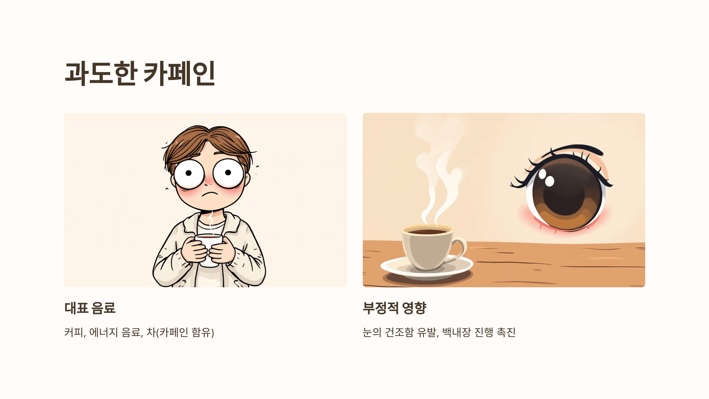 백내장과 관련된 사진입니다.