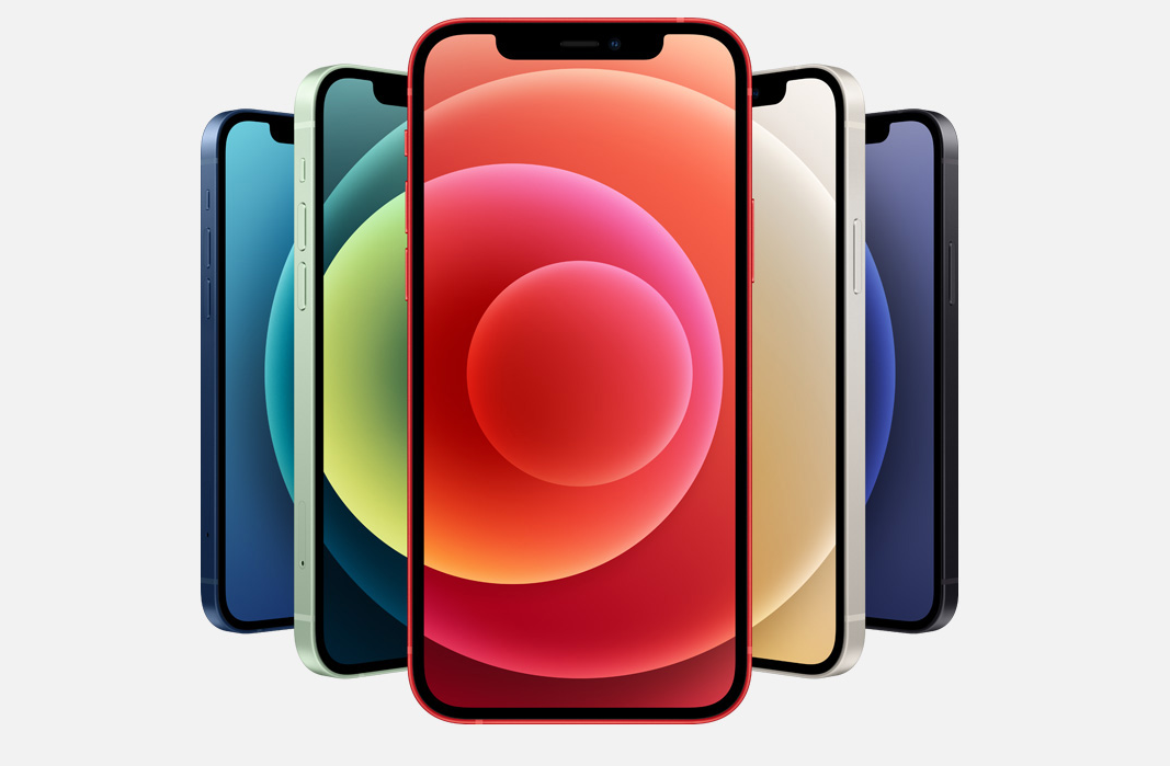 아이폰12 5가지 색상 이미지