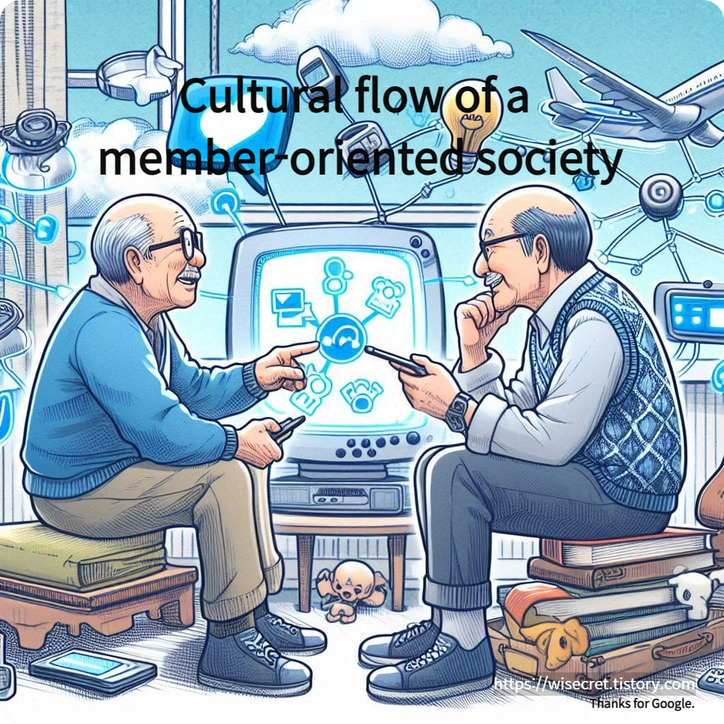 Cultural flow of a member-oriented society