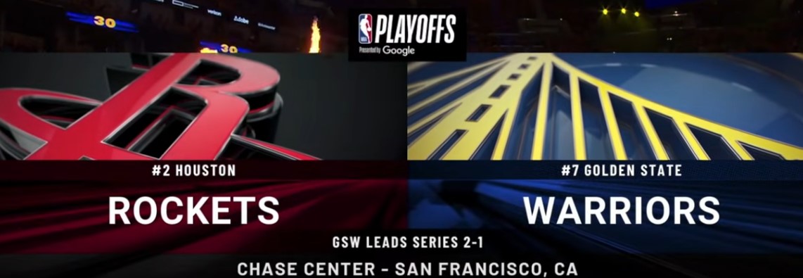 NBA 플레이오프 4차전 골든스테이트 vs 휴스톤 로케츠
