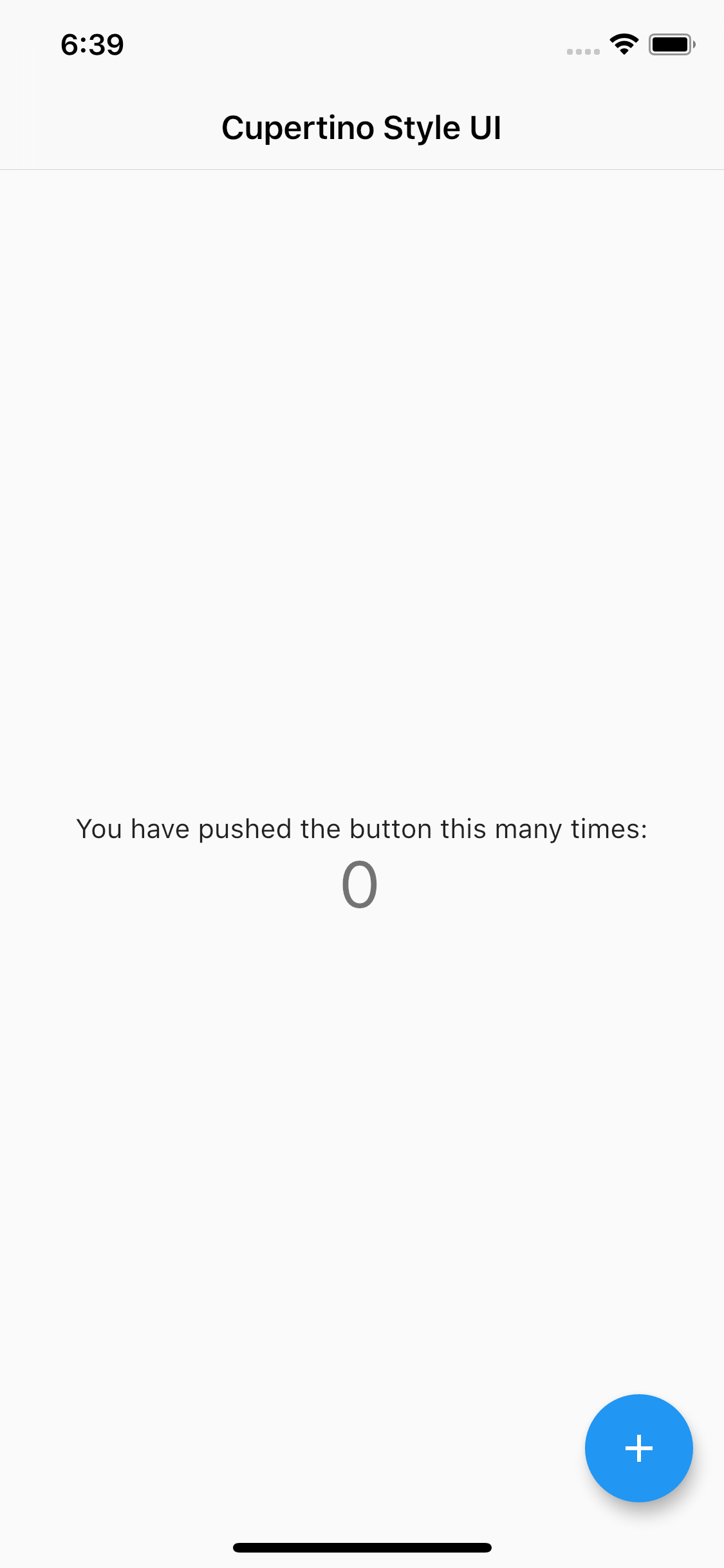 Flutter Material, Cupertino, Scaffold