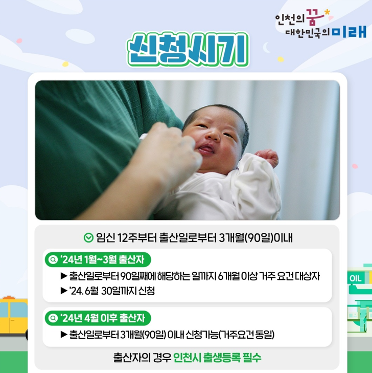 임산부 교통비 지원 신청시기 
