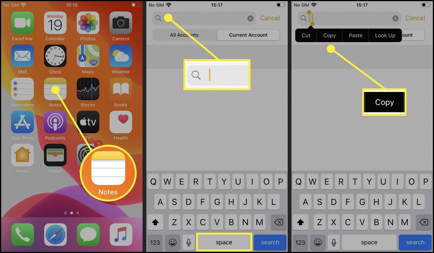 아이폰에서 클립보드 쉽고 빠르게 활용하고 보는 법