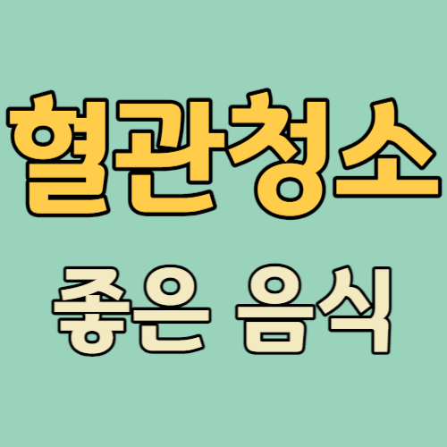 혈관 청소에 좋은 음식