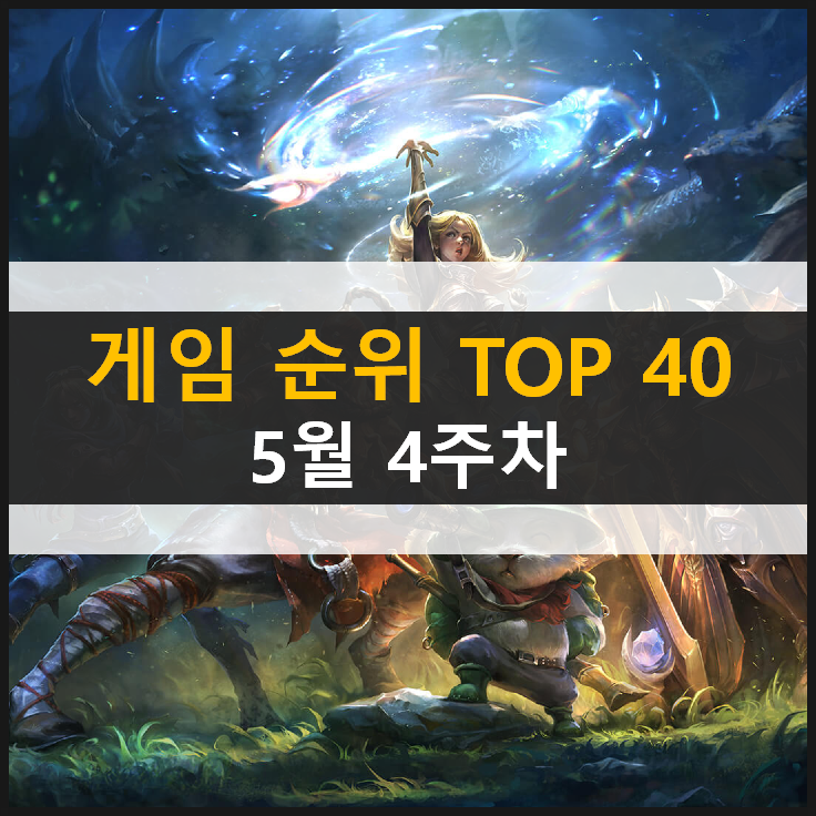  모바일 PC온라인 스팀 추천 게임 순위 (2021년 5월 4주차)