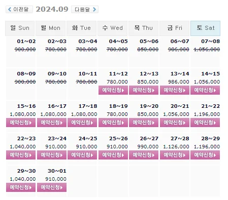 사우스케이프cc 예약: 1박 2일 골프 패키지 가격 (ft.날씨) (9월 11일 기준)
