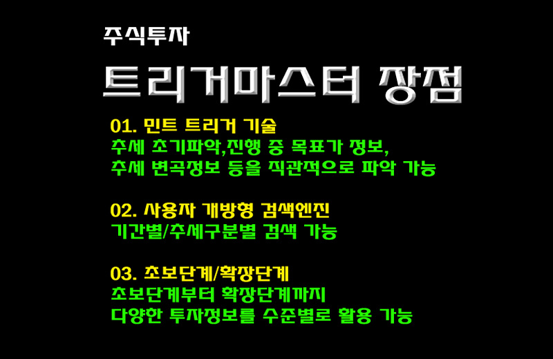  [주식투자] 매수/매도 타임 예측 프로그램! 트리거마스터