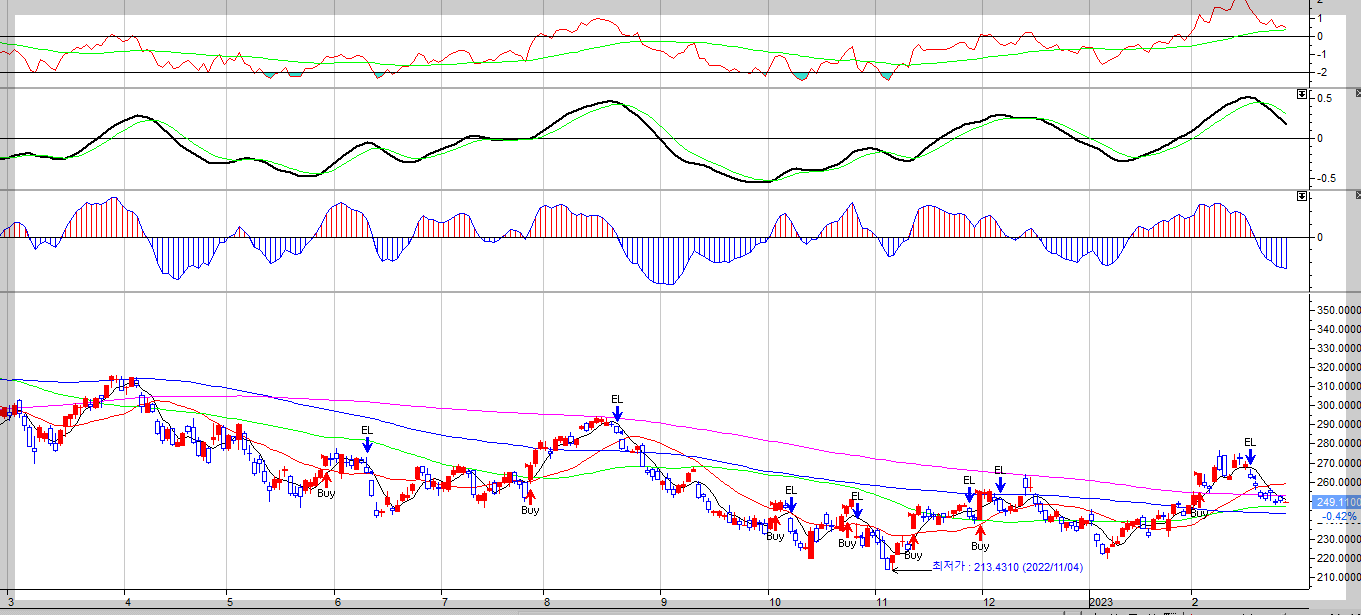 미국 주요 종목 챠트 2월 28일 3