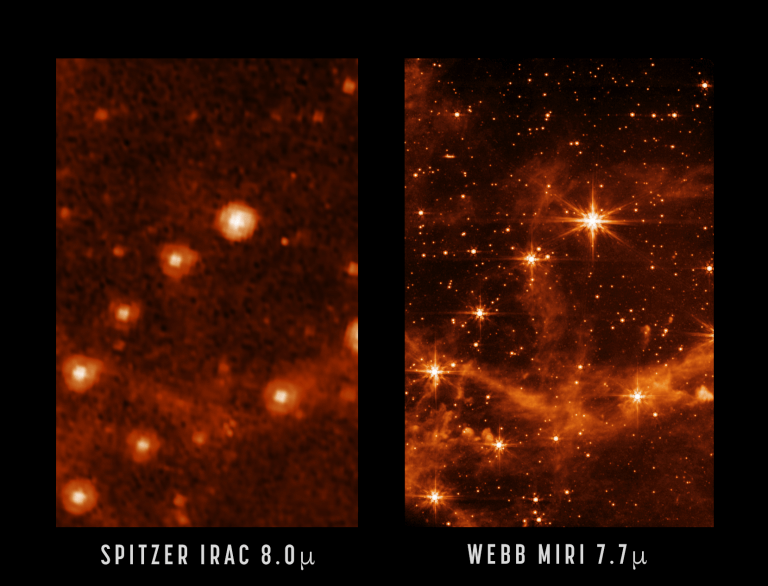 대마젤란 은하 비교사진