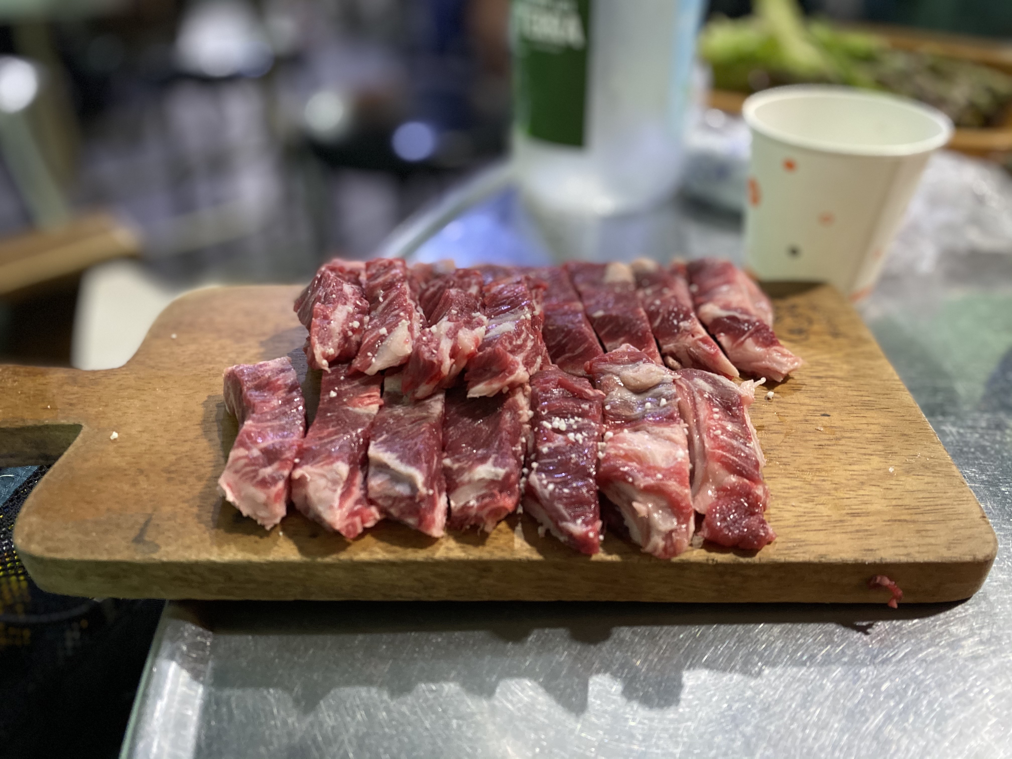  대구 북구 칠곡 2지구 소고기 맛집!!! - 백성욱 왕 소금구이
