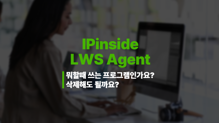 ipinside-ws은 어떤 프로그램인가요? 삭제해도 되나요?