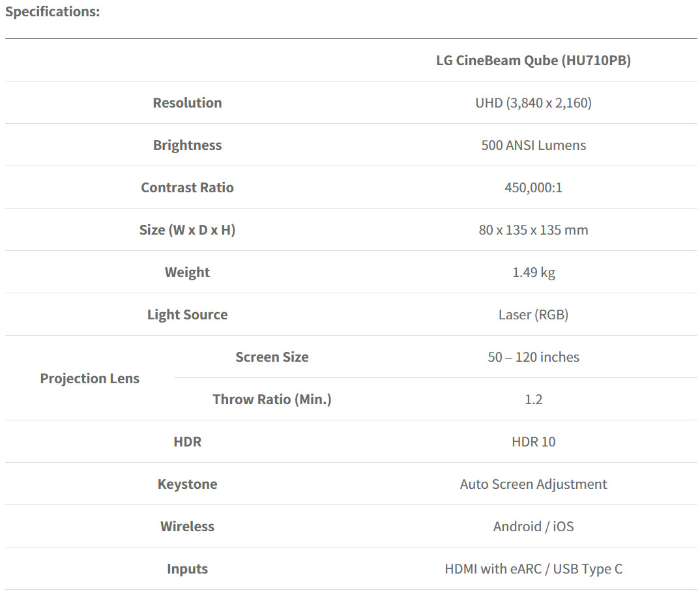 LG-Cinebeam-cube-specifications.