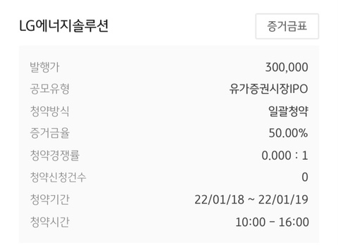 공모주 청약한도 LG에너지솔루션 상장_공모주 9
