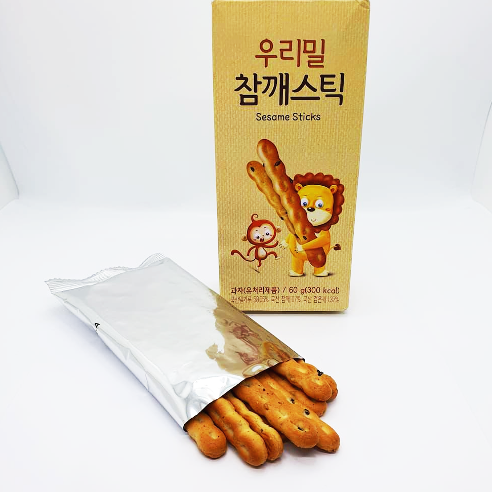  자연드림몰 우리밀 참깨스틱 건강한 간식