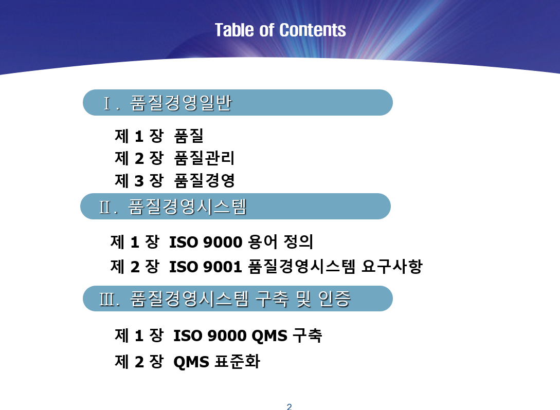  QMS 이해 및 실천