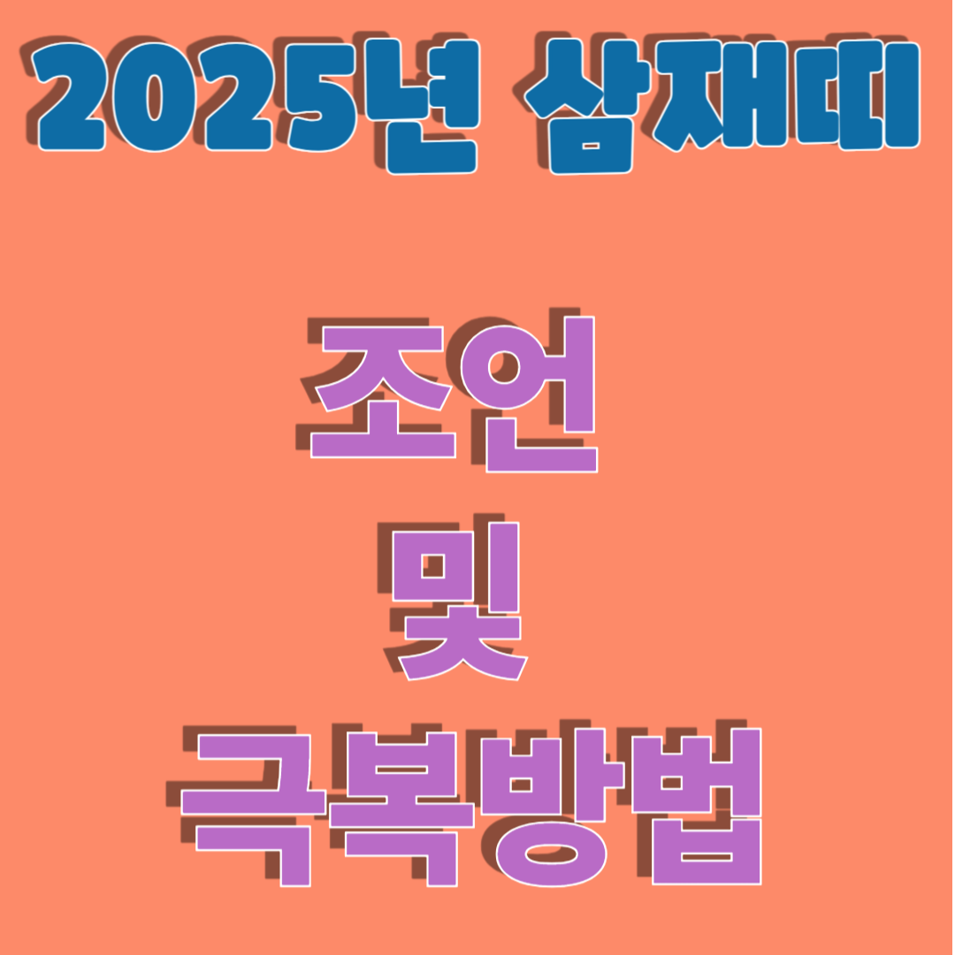 2025년 삼재띠
