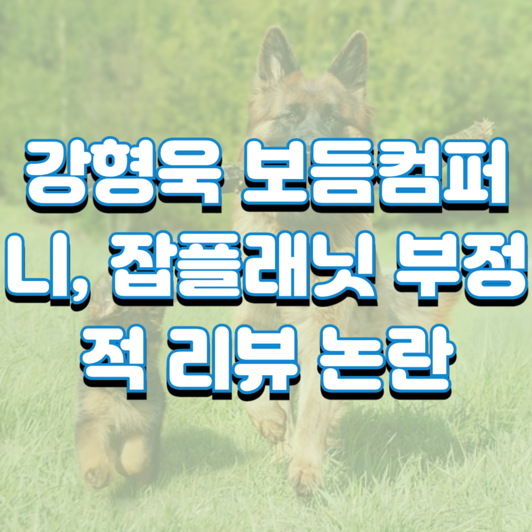  강형욱 보듬컴퍼니, 잡플래닛 부정적 리뷰 논란