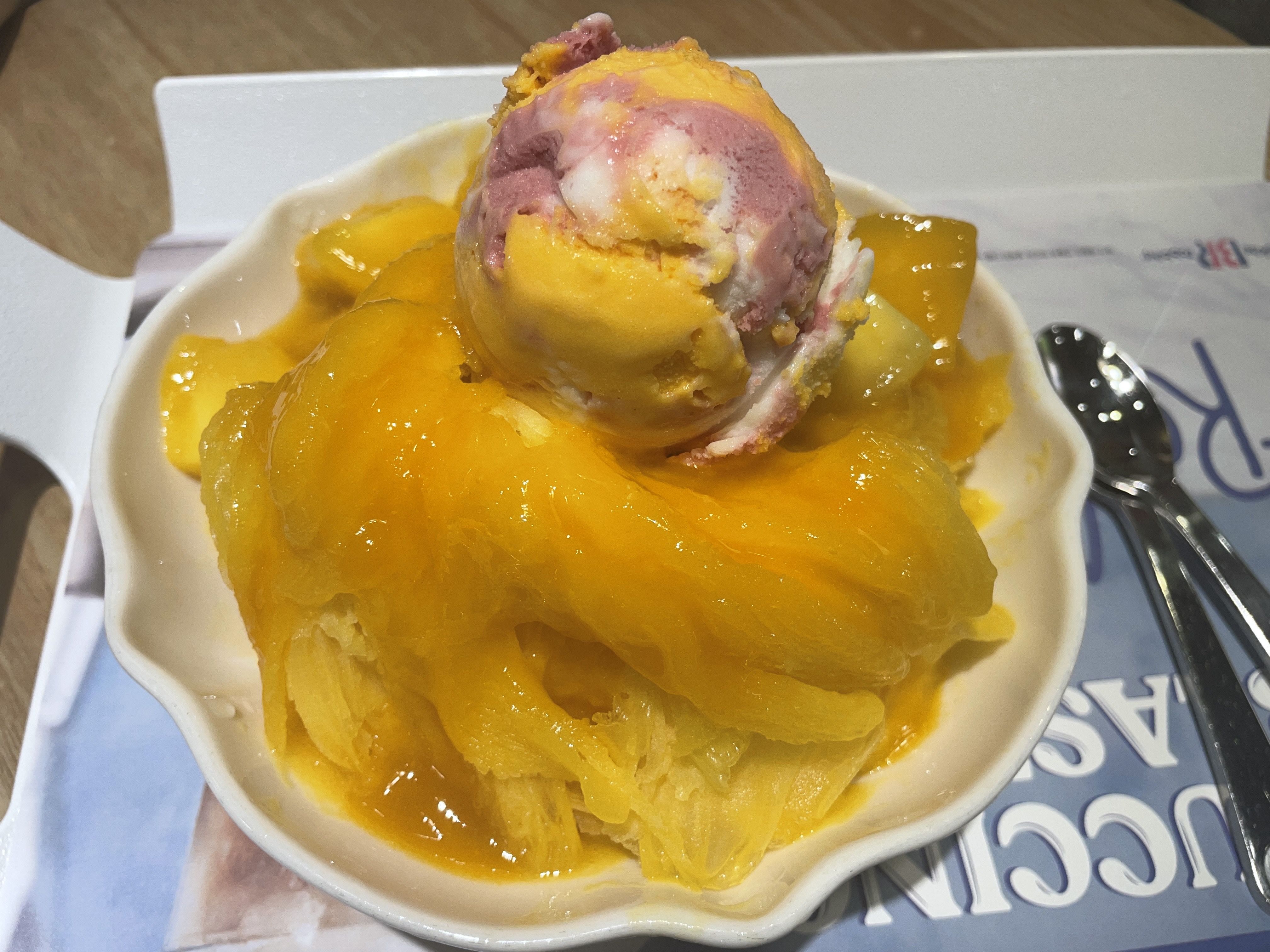 제주 한라봉 망고 빙수