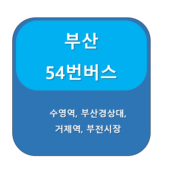  부산 54번 버스 노선 정보, 연산동 ↔ 전포동 동성고