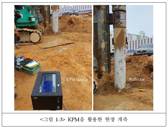 건설연&#44; 말뚝 시공관리 비접촉식 관입량 측정 장치 개발