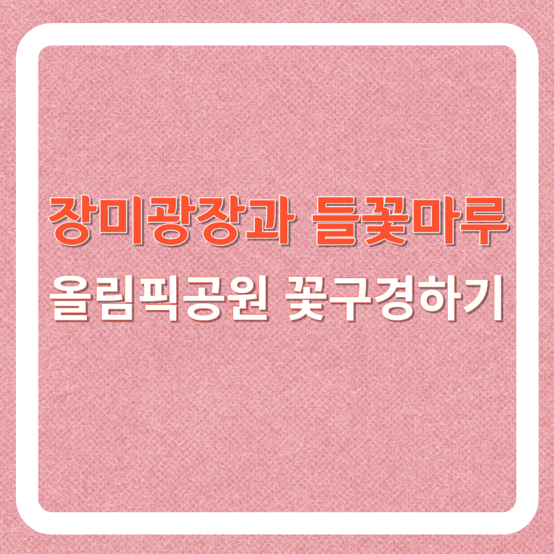 장미광장과 들꽃마루