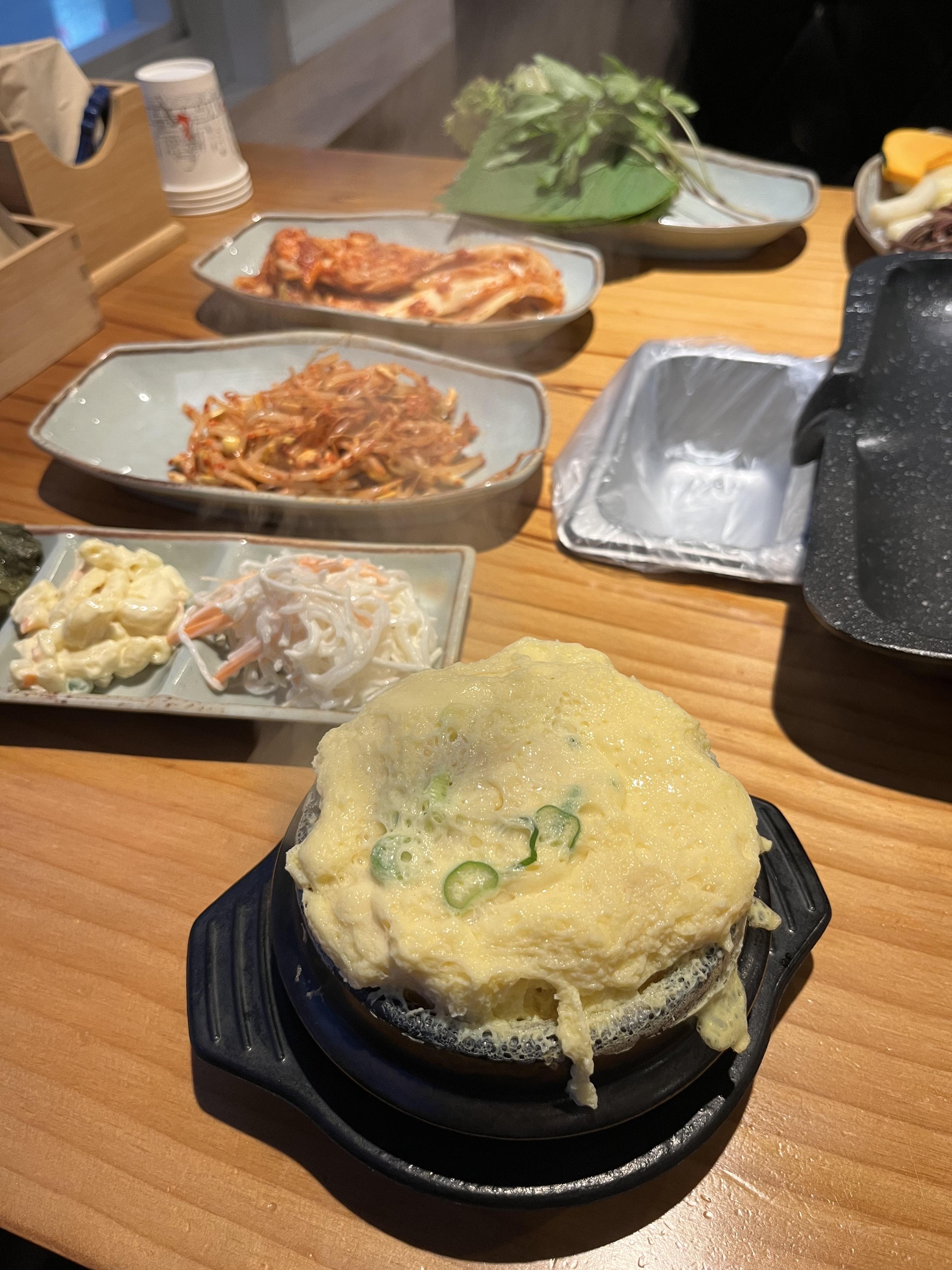 고집&#44; 서비스 계란찜