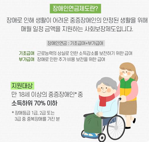 장애인 연금제도