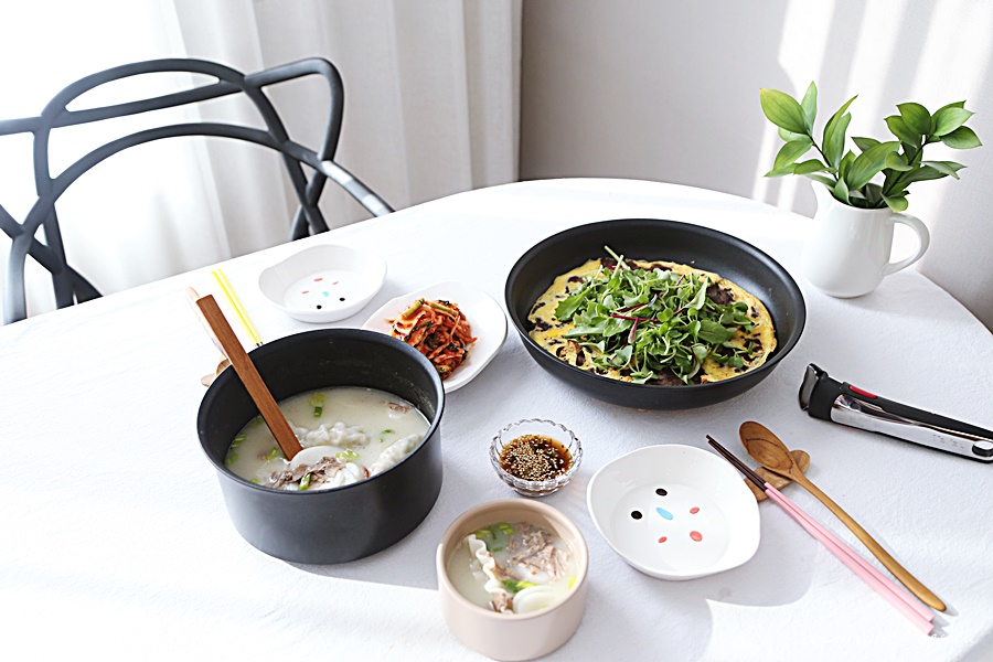 식탁 위 플레이팅까지 완벽! 테팔매직핸즈 인덕션 후라이팬세트 24