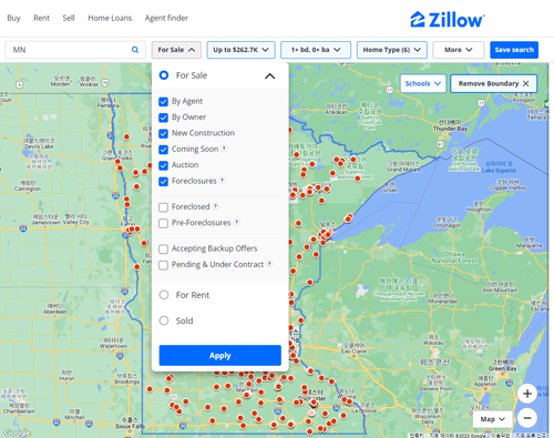Zillow_For Sale or For Rent or Sold