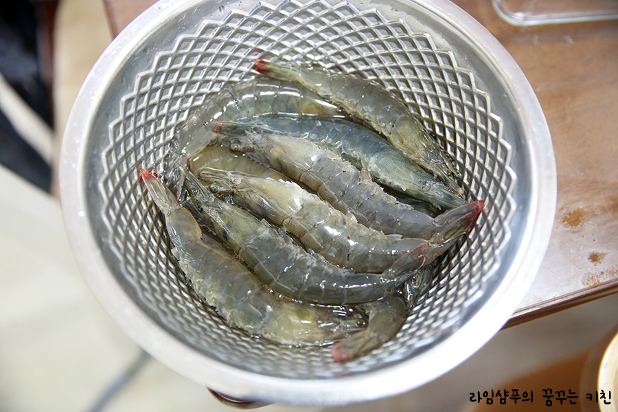 생새우 새우손질 흰다리새우 요리 10