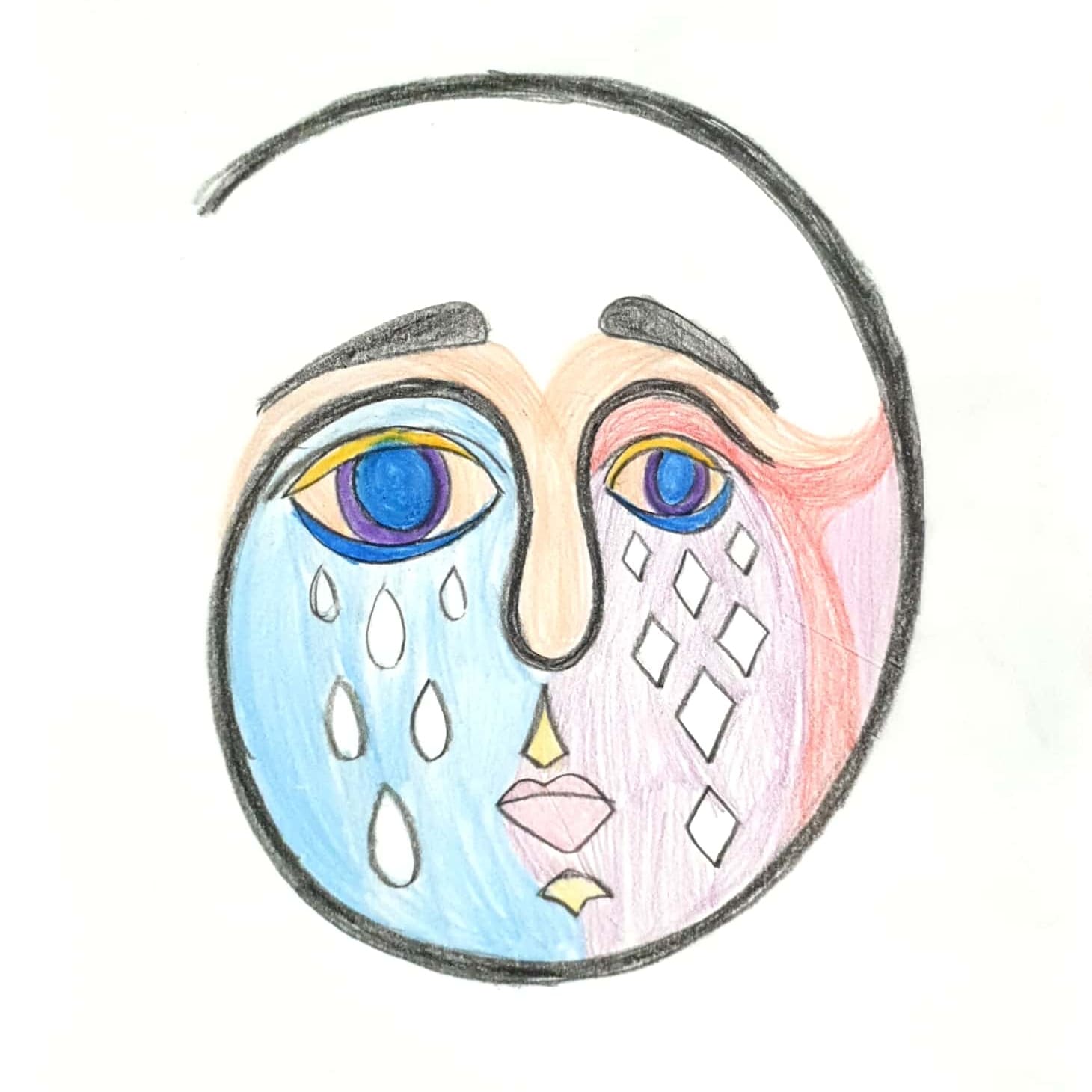  In My Feeling 내 안의 감정 / 일러스트레이션 그림 드로잉 / 추상화 그리기