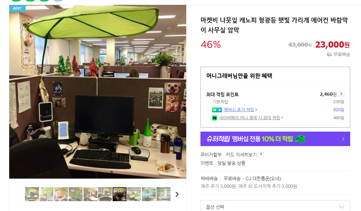 에어컨바람막이_나뭇잎_캐노피