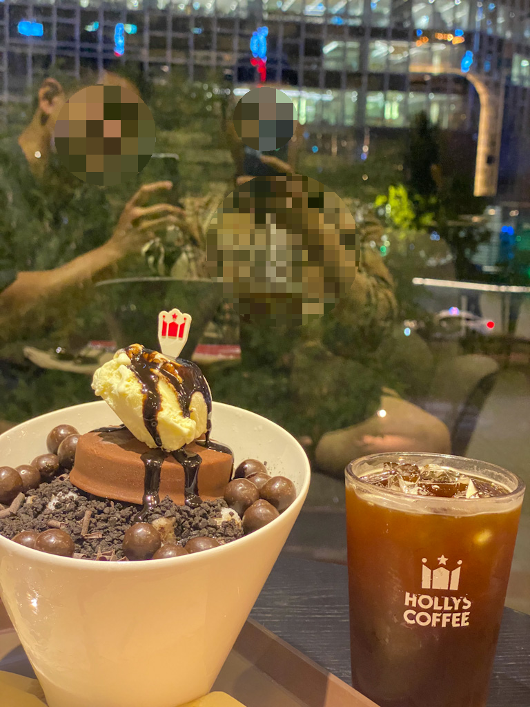 블랙-몬스터-초코-빙수-아메리카노