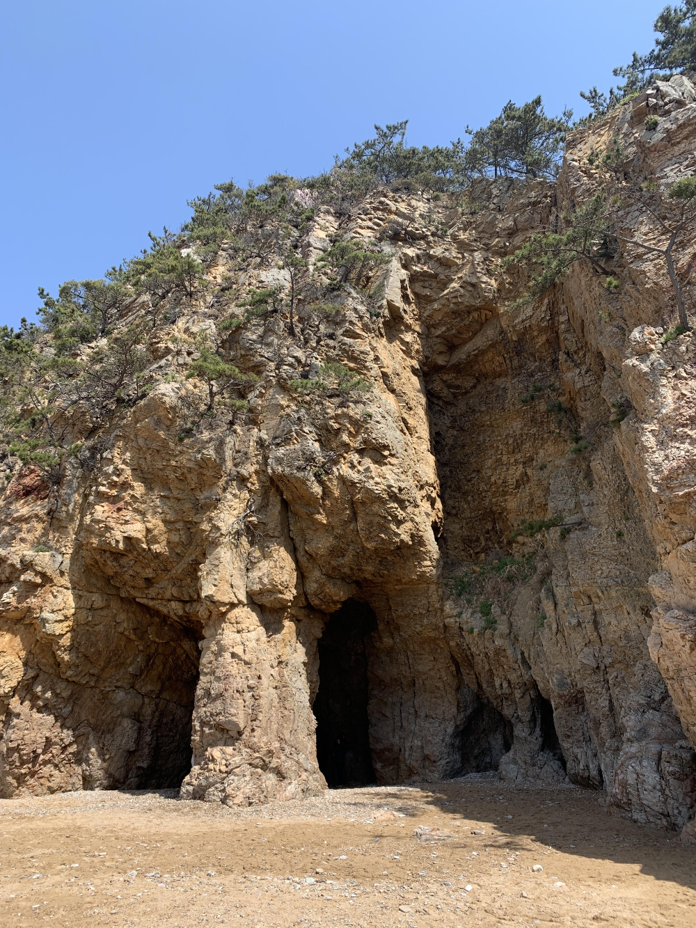 파도리 해안경관내 동굴
