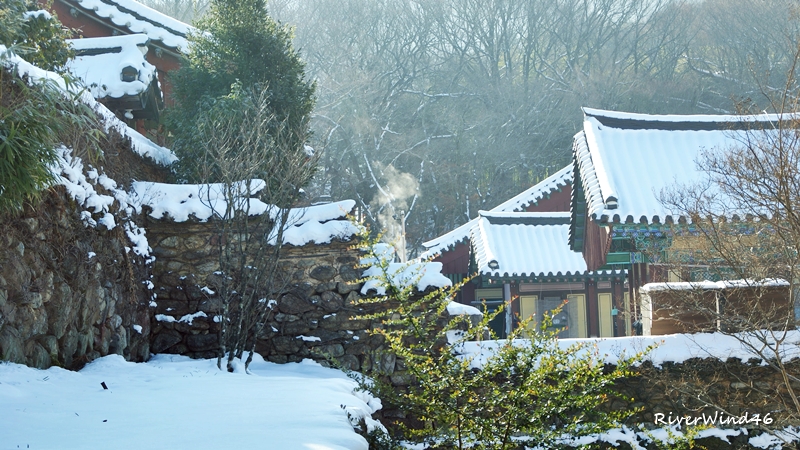 송광사 설경(松廣寺 雪景)