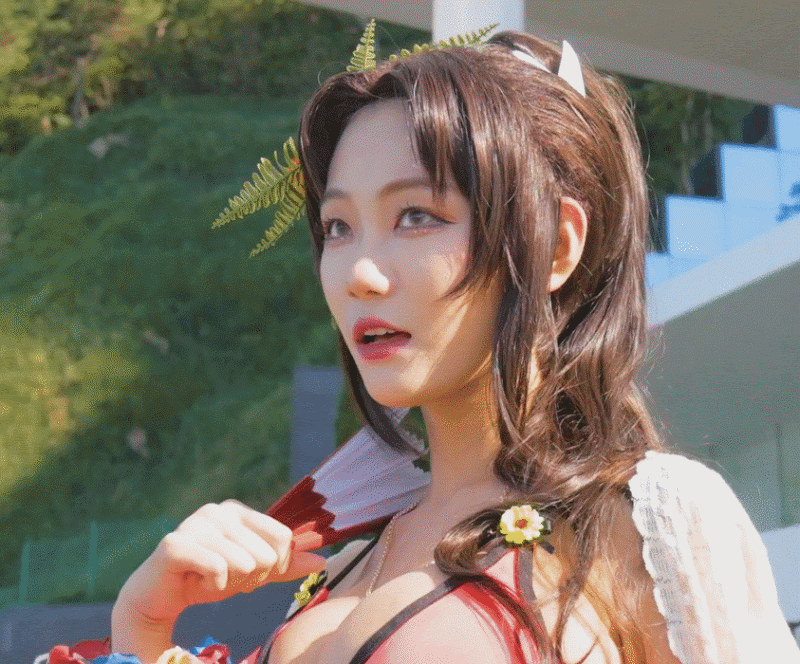  트위치 스트리머 빛베리 시라누이 마이 코스프레