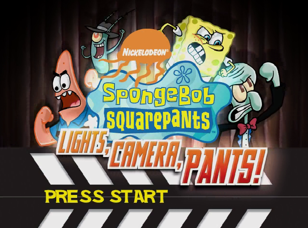  니켈로디언 스폰지밥 SquarePants Lights, Camera, Pants! 북미판 Nickelodeon SpongeBob SquarePants Lights, Camera, Pants! USA (게임큐브 - GC - iso 다운로드)