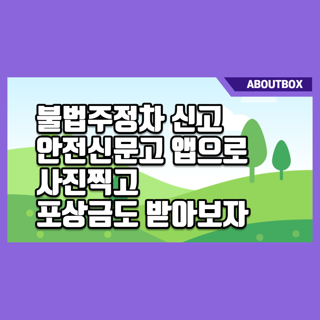  불법 주정차 위반 신고, 앱으로 쉽게 (Feat. 과태료와 포상금)