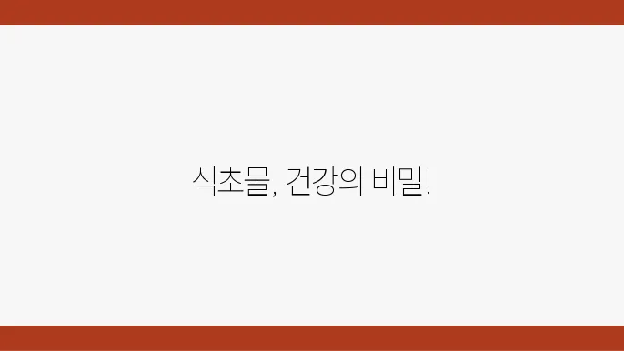 식초물 효능 5 가지