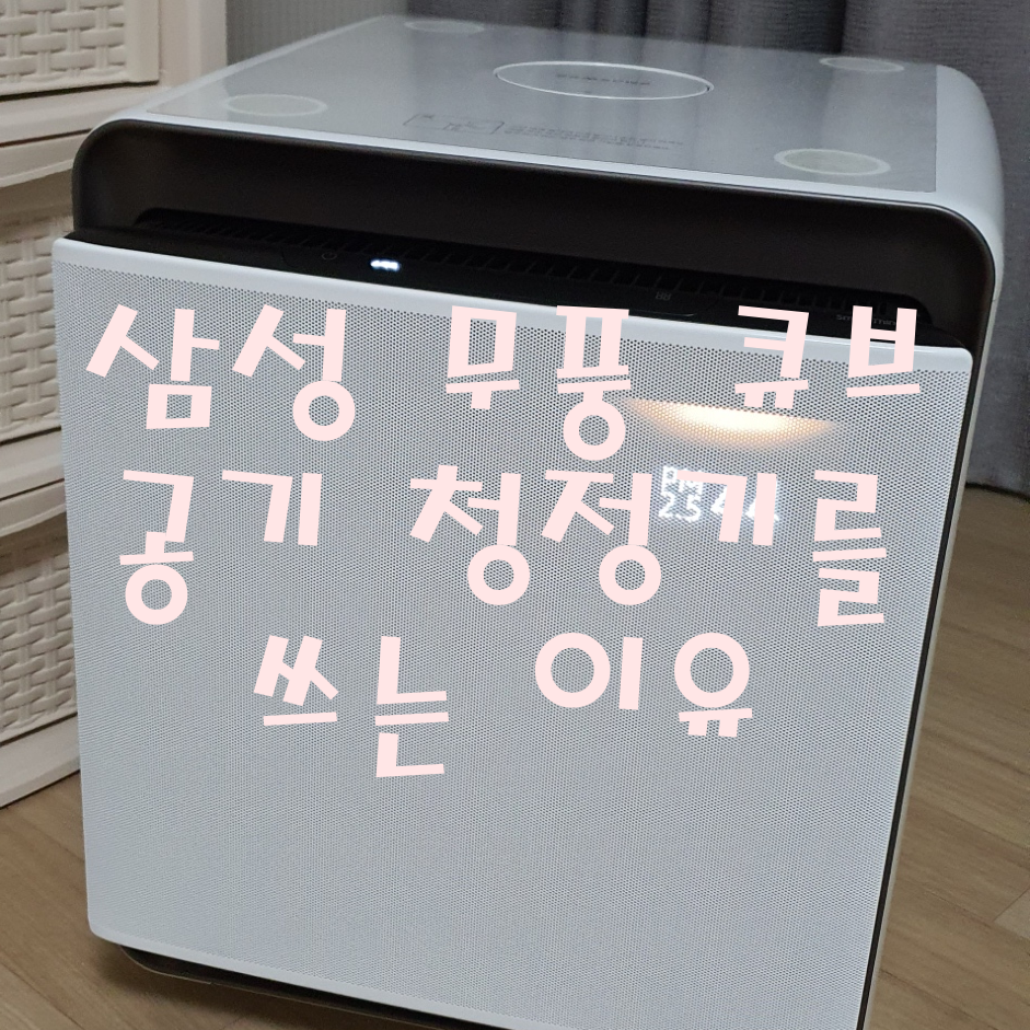  삼성 무풍 큐브 공기청정기(AX47T9360WWD) 솔직 사용기