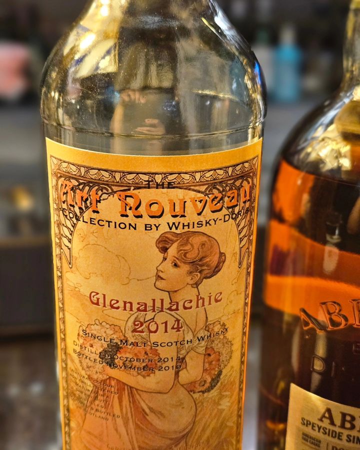  Whisky-Doris (Glenallachie 2014) Art Nouveau 5 Year Old 2019 Release Single Malt Scotch Whisky